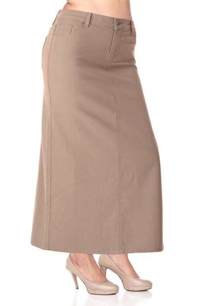 Monica Jean Skirt- Stone
