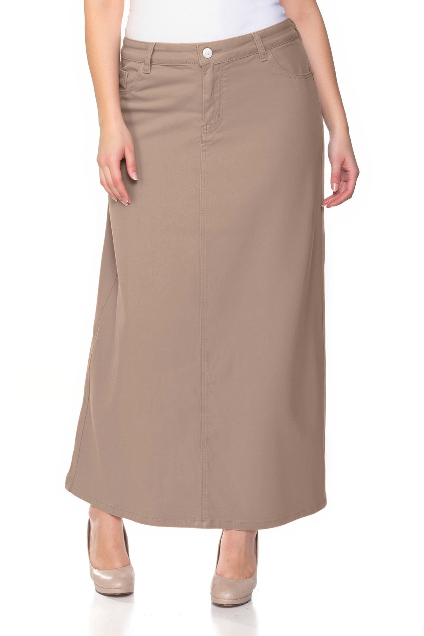 Monica Jean Skirt- Stone