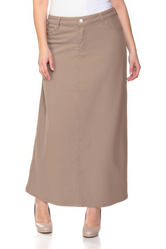 Monica Jean Skirt- Stone