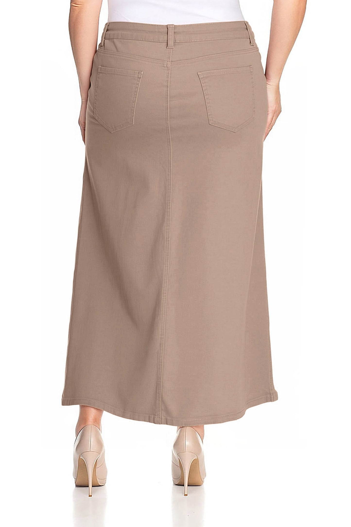 Monica Jean Skirt- Stone