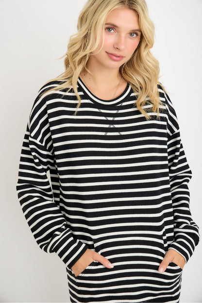 Anastasia Dress- Stripes