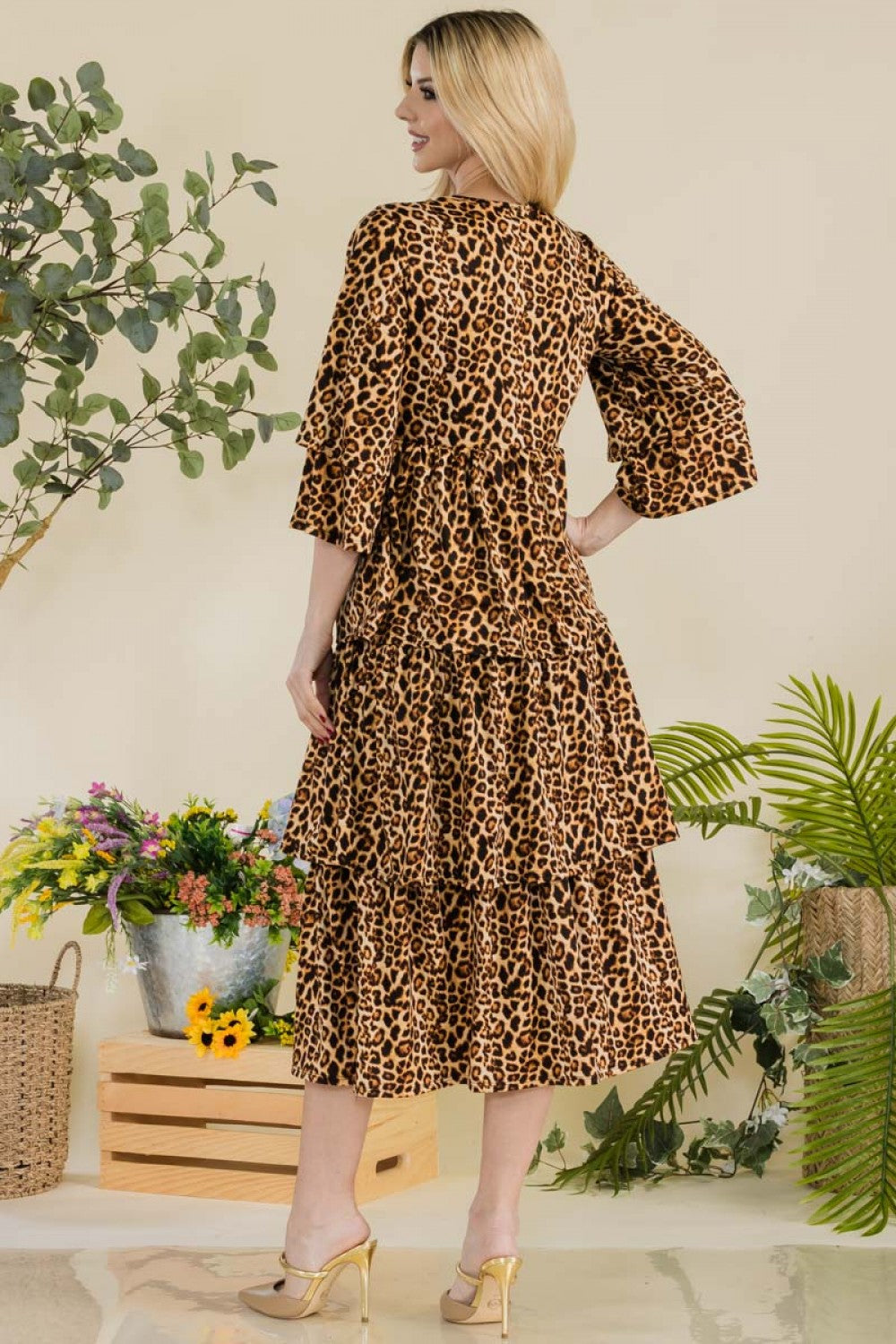 Kyla Dress- Leopard