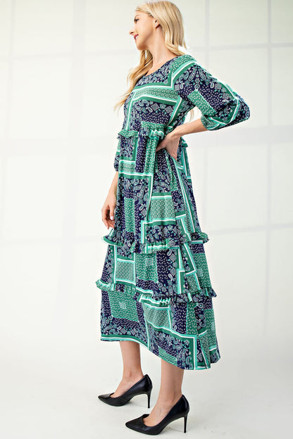 Addie Dress- Patchwork