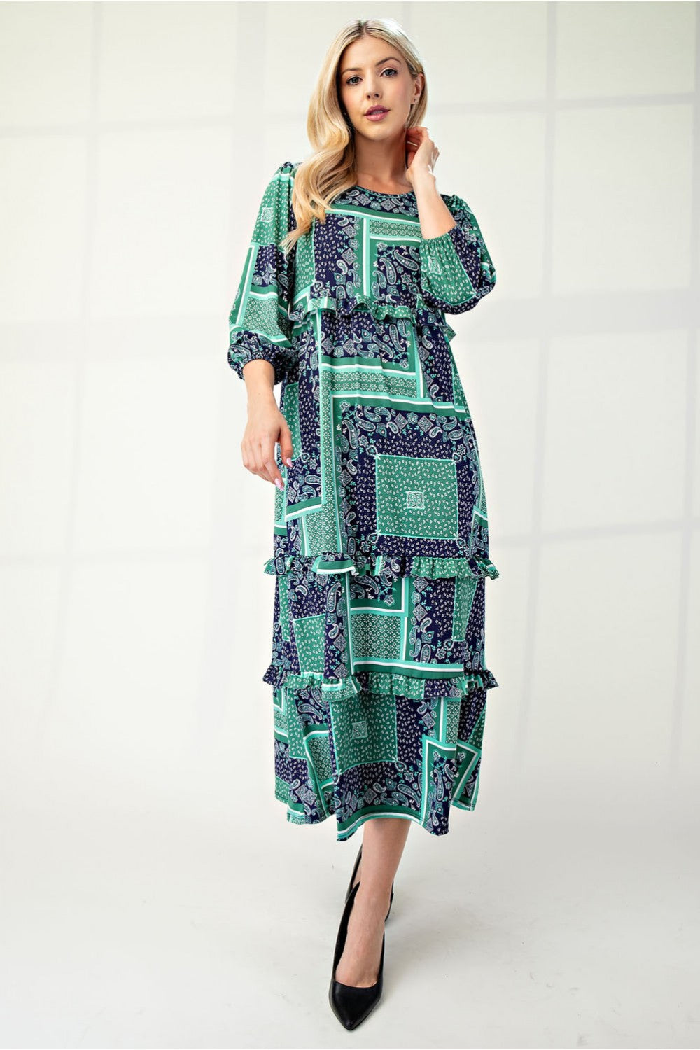 Addie Dress- Patchwork