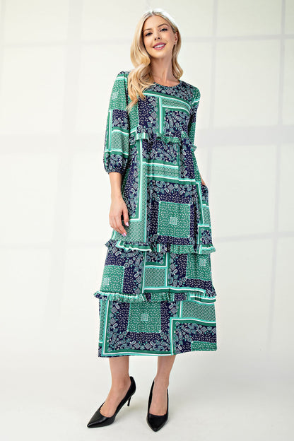 Addie Dress- Patchwork