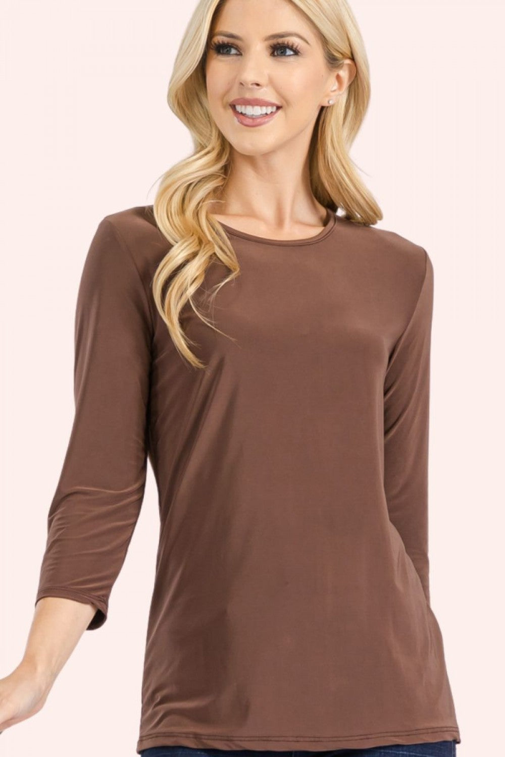 Tina Layering Top- Solids