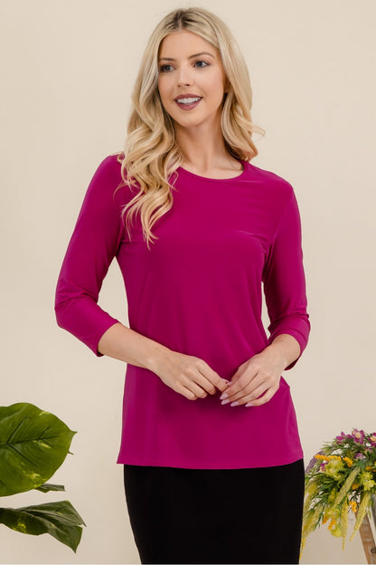 Tina Layering Top- Solids