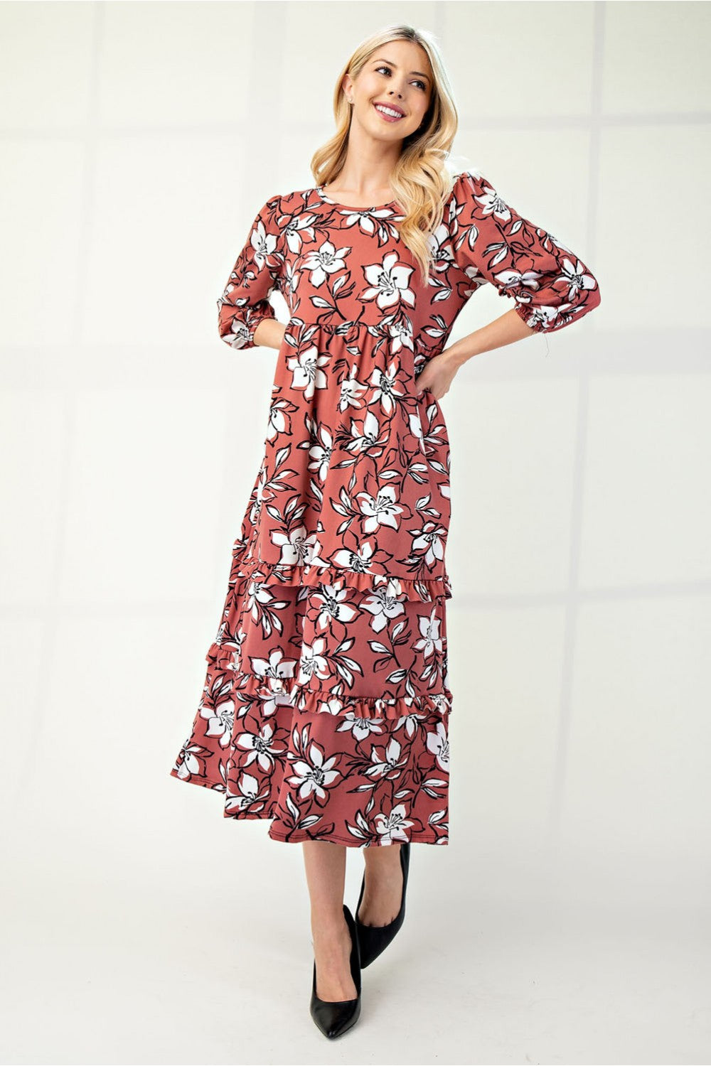 Addie Dress- Floral