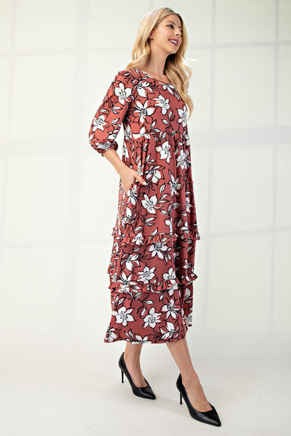 Addie Dress- Floral