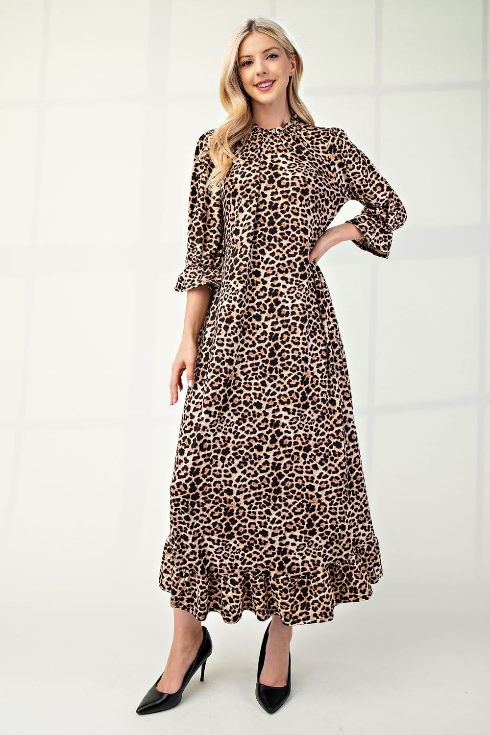 Sherry Dress- Leopard