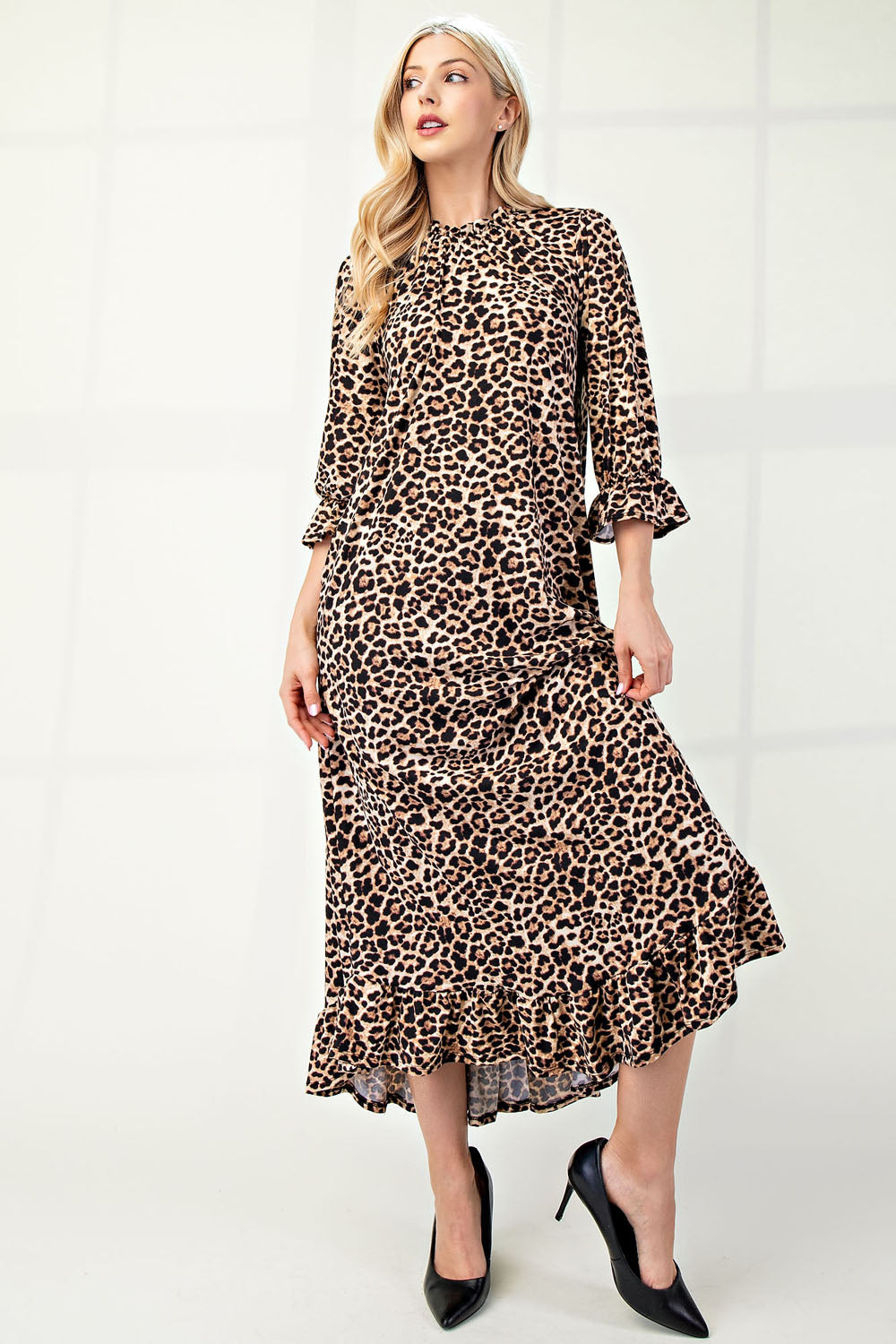 Sherry Dress- Leopard