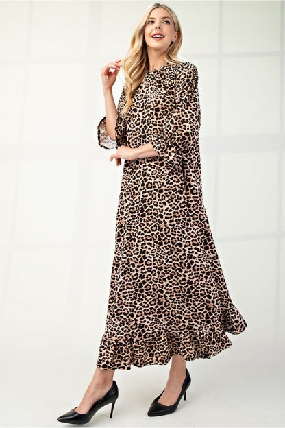 Sherry Dress- Leopard