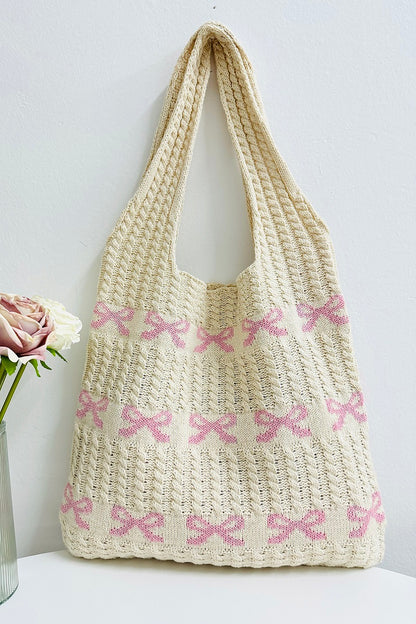 Ribbon Bow Tote Bag