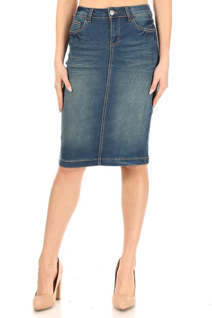 Clara Jean Skirt- Vintage Wash