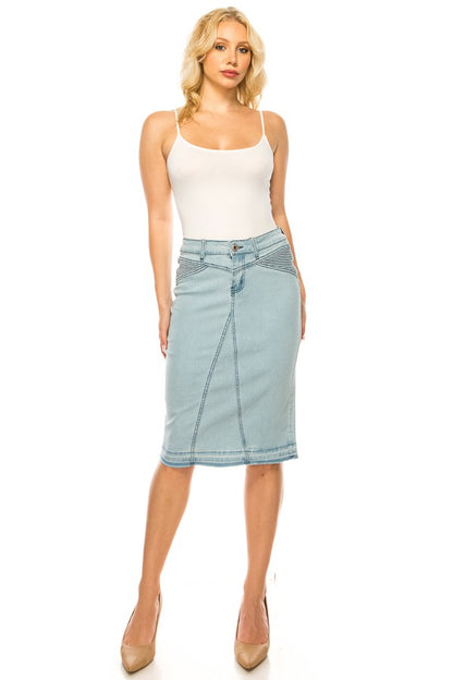 Angie Jean Skirt