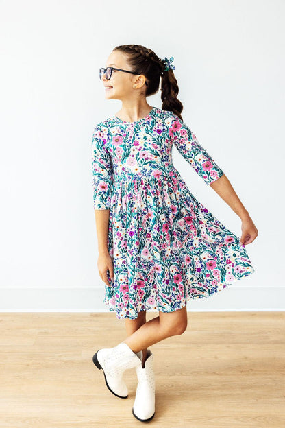 Wren Dress- Vivid Garden