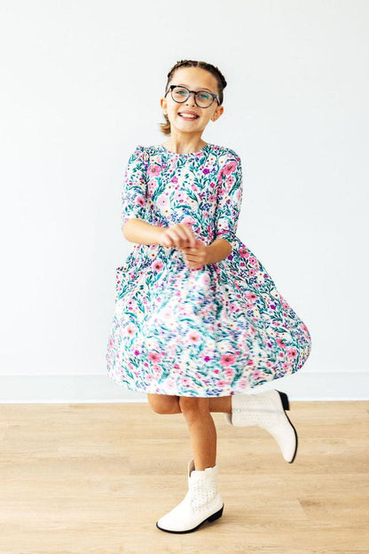 Wren Dress- Vivid Garden