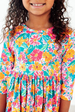 Wren Dress- Floral Fiesta