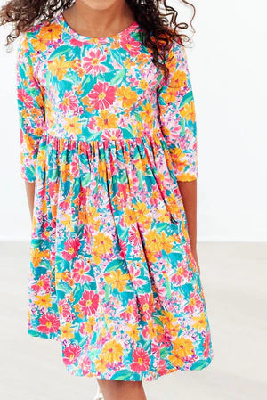 Wren Dress- Floral Fiesta