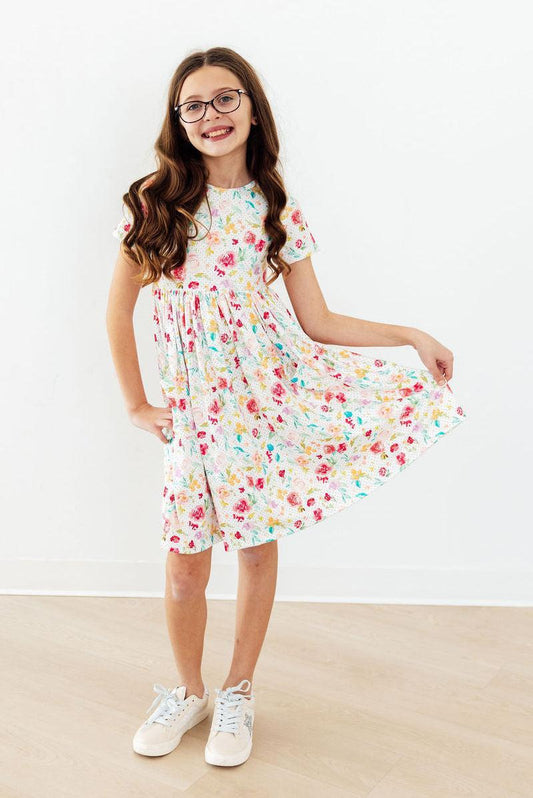 Jen Dress- Painted Posies