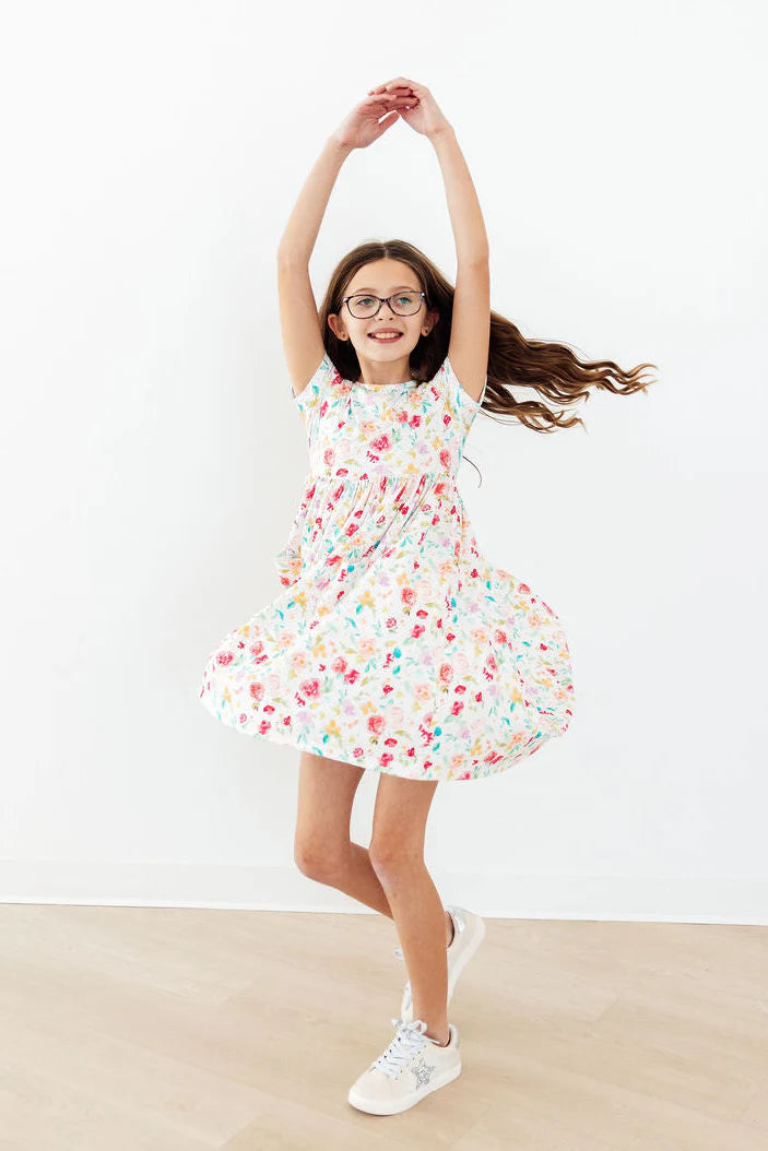 Jen Dress- Painted Posies