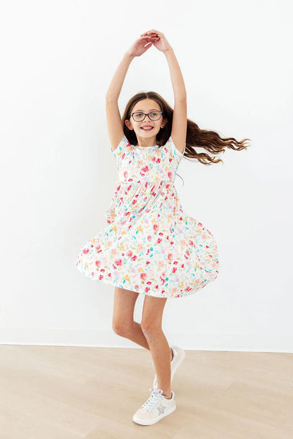 Jen Dress- Painted Posies