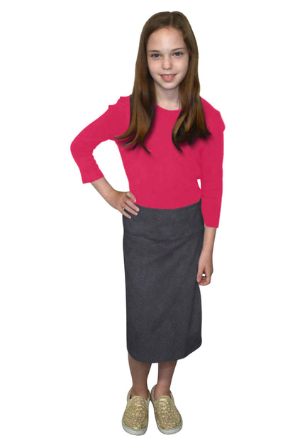 Casual Pencil Skirts- Girls