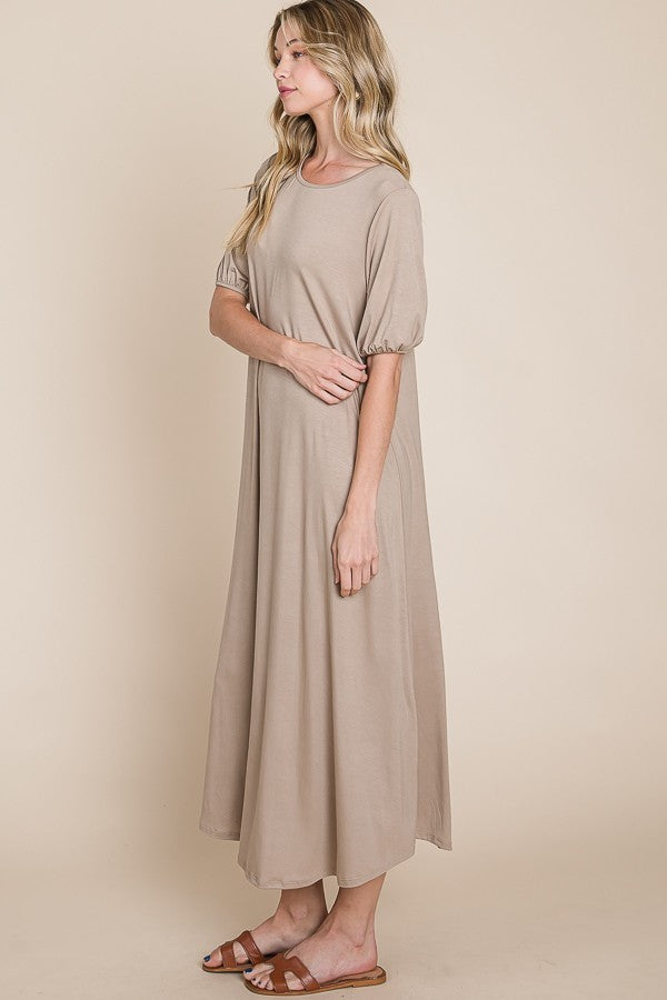 Nellie Dress- Taupe